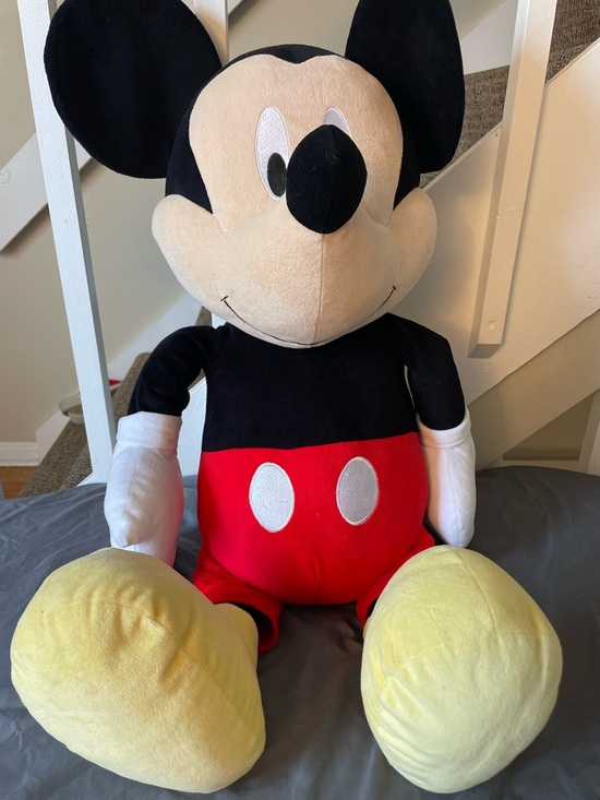 Disney Other - Disney Baby Mickey Mouse Jumbo Stuffed Animal Plush Toy 40inch - Good condition